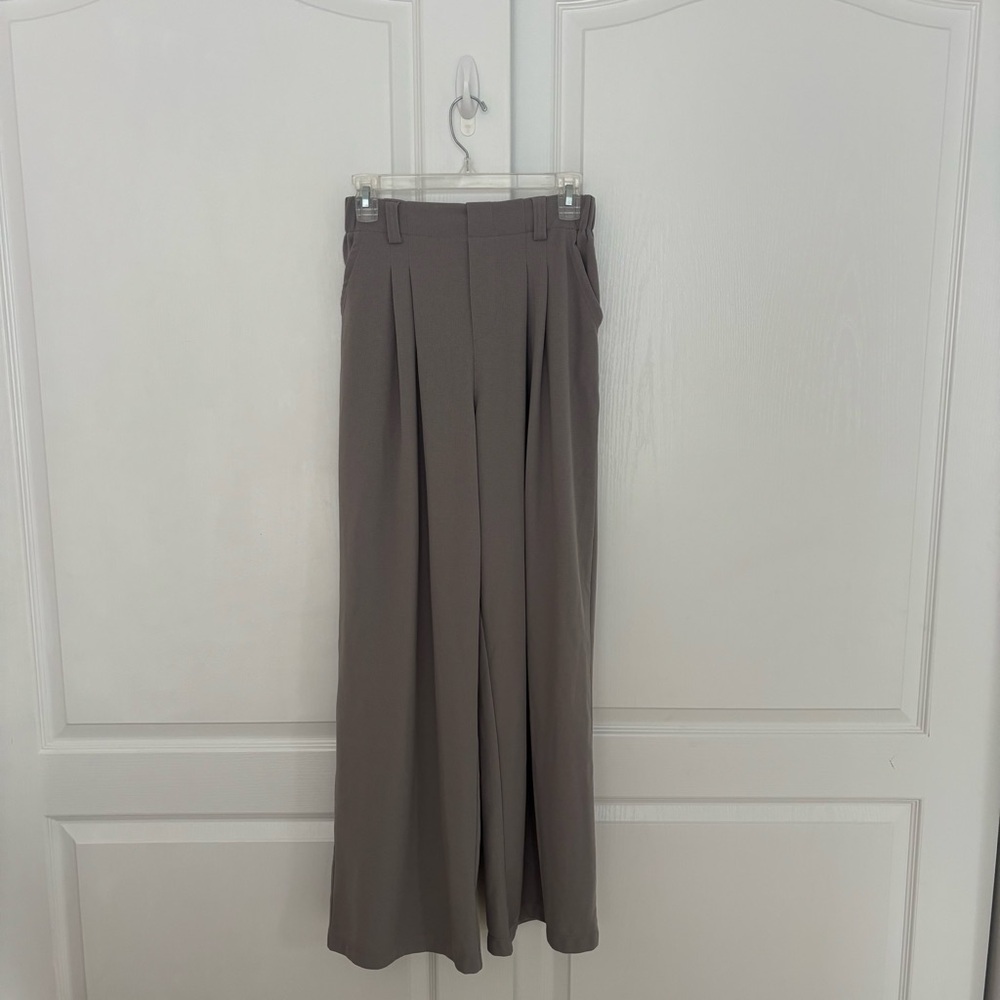 Halara Flex™ High Waisted Pocket Wide Leg Waffle Work Pants